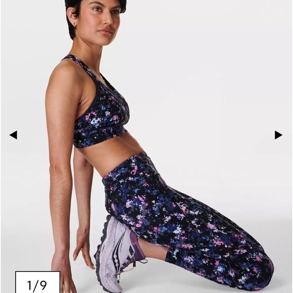 EXCELLENT CONDITION SWEATY BETTY POWER 7/8 GYM LEGGINGS SIZE SMALL - Picture 3 of 10